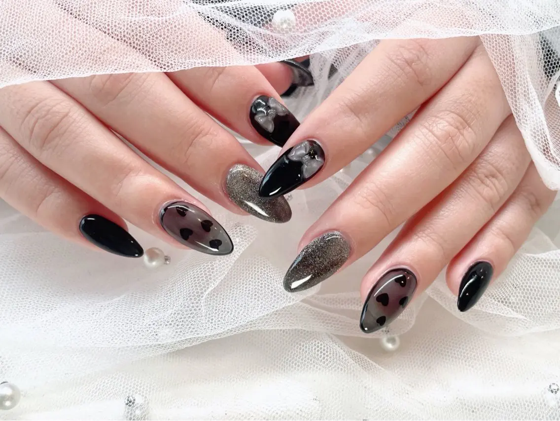 ネイル 長さ出し 持ち込み ネイルチップ 【新宿】Nail Yamazakiのネイルデザイン