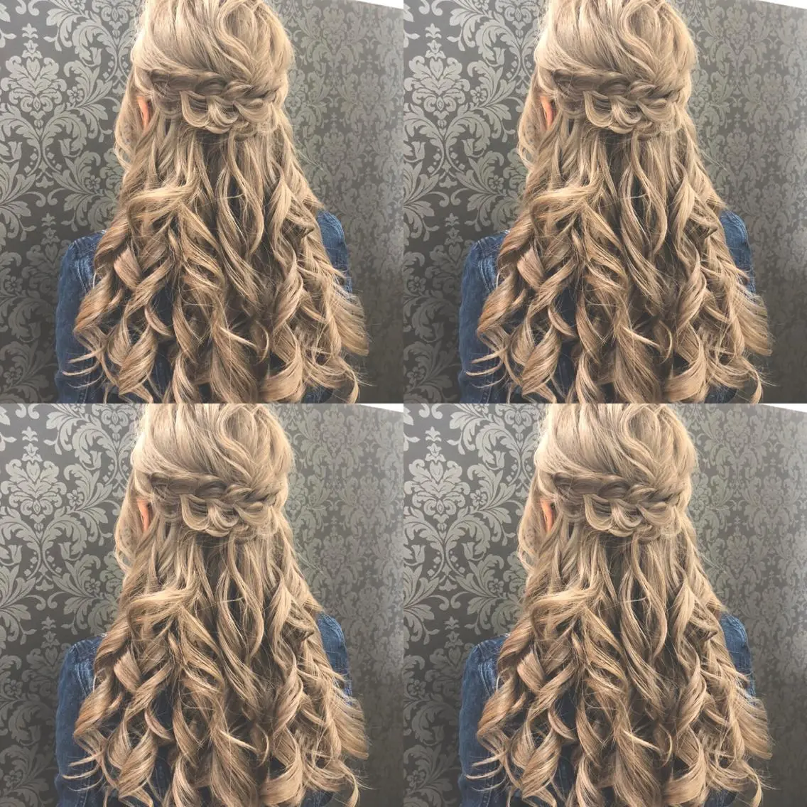 ロング ヘアアレンジ ハーフアップ ヘアセット 🌷MAYU 🌷のヘアスタイル