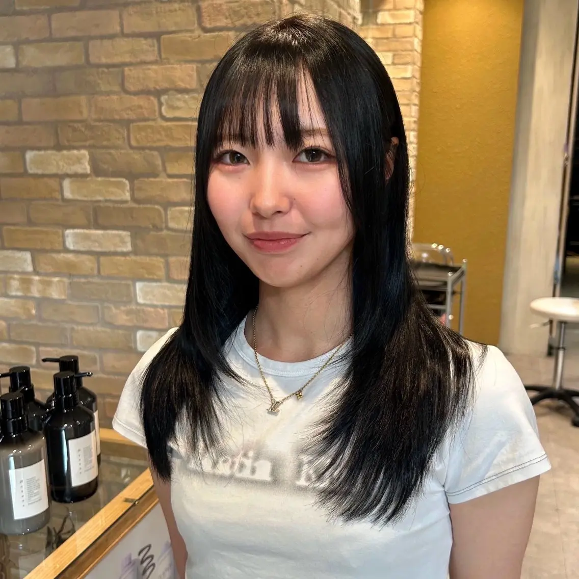 ロング カラー カット ヘアカラー 美髪縮毛 COCOROのヘアスタイル