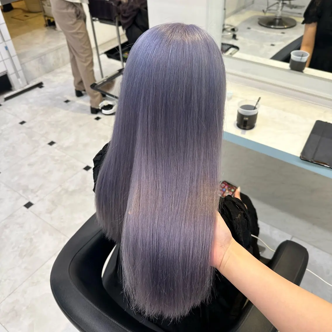 ロング カラー ヘアカラー トリートメント ヘッドスパ ヘアセット 暖色🩷透明感カラー ♡Maika♡のヘアスタイル