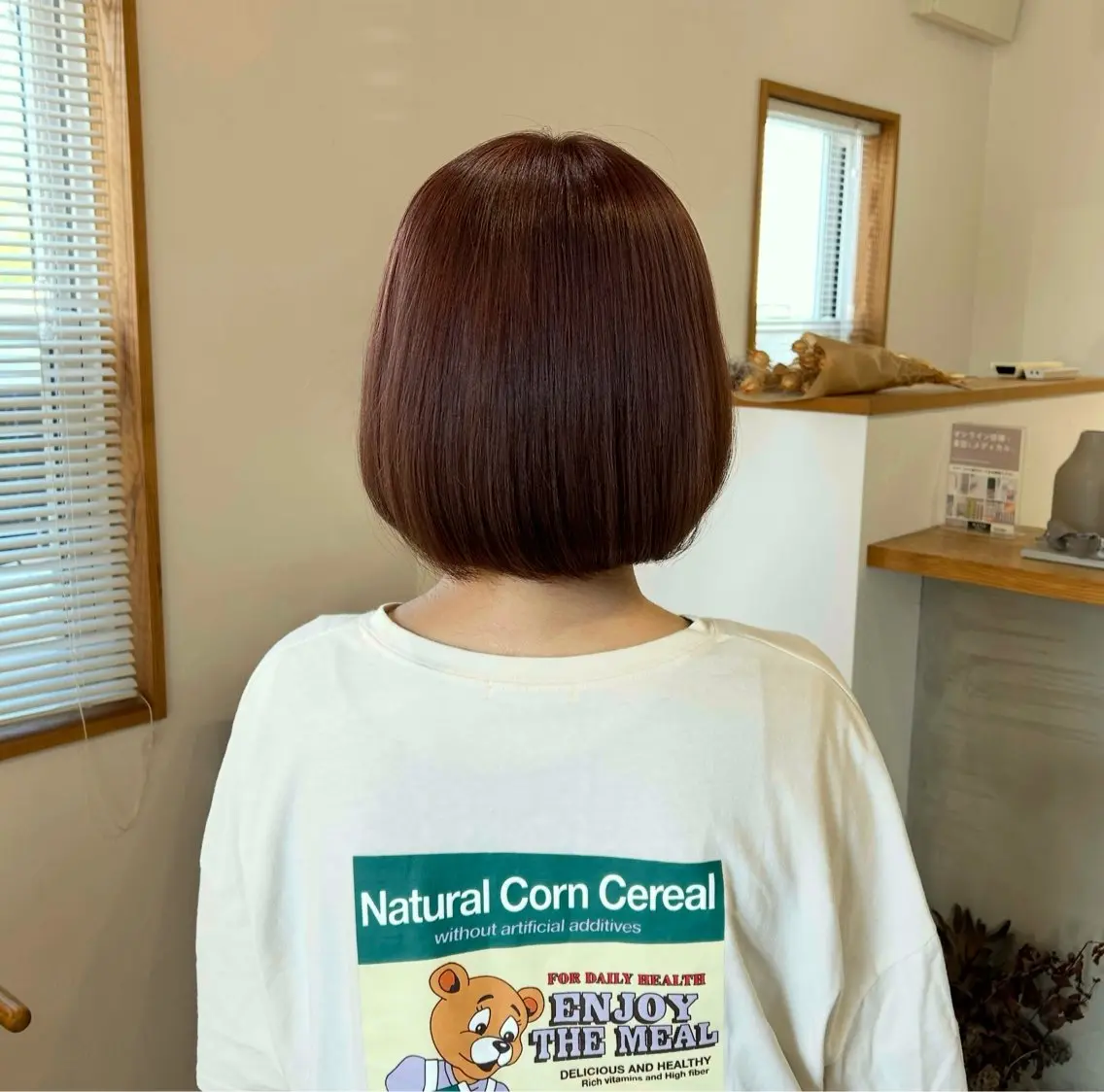 ショート カラー ラベンダーカラー ピンクカラー ピンクラベンダー トリートメント ヘアカラー 野崎 唯華のヘアスタイル