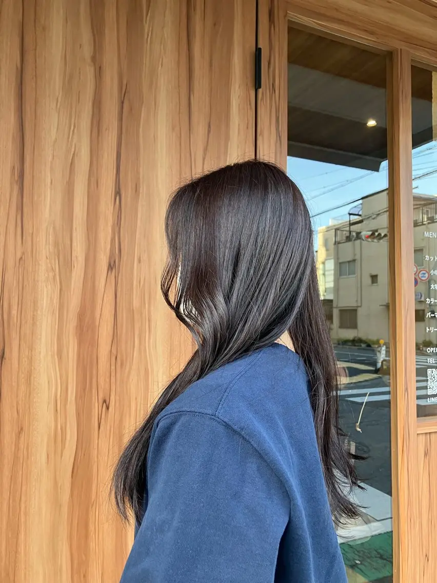 カラー 透明感カラー 山田 莉帆のヘアスタイル