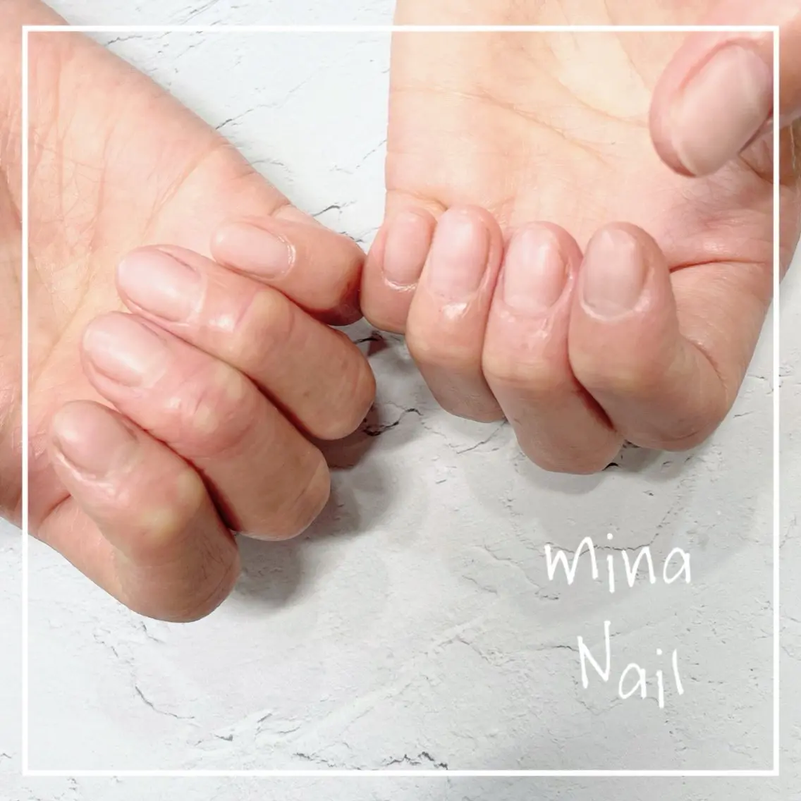 ネイル クリアネイル ジェルネイル マットネイル mina Nailのネイルデザイン