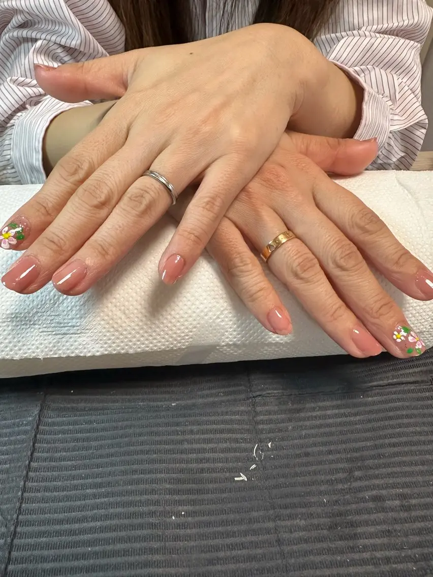 マニキュアケア込みの写真
