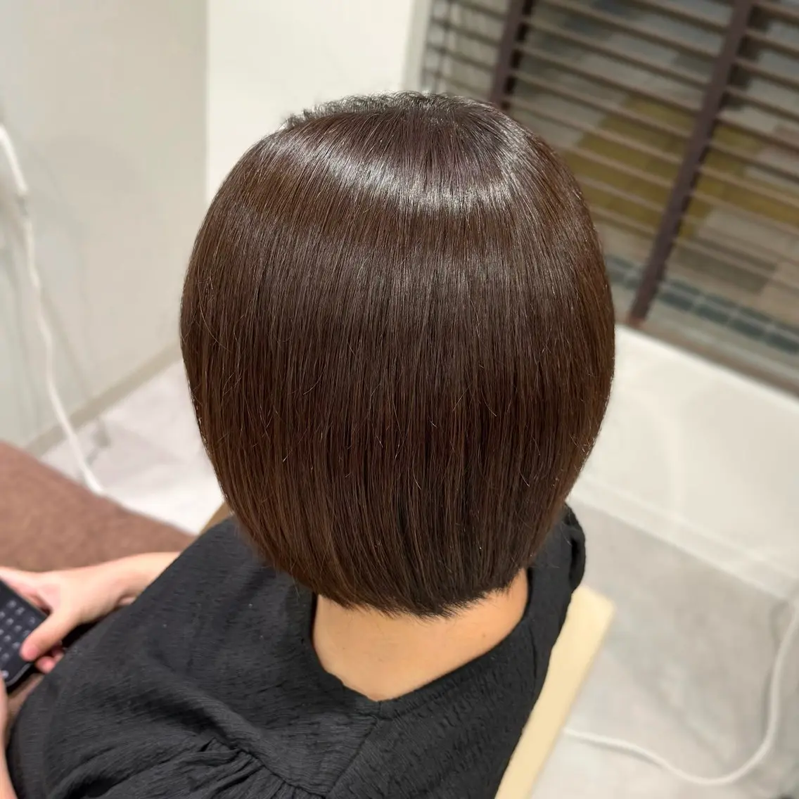 ショート ヘアカラー 福田 望実のヘアスタイル
