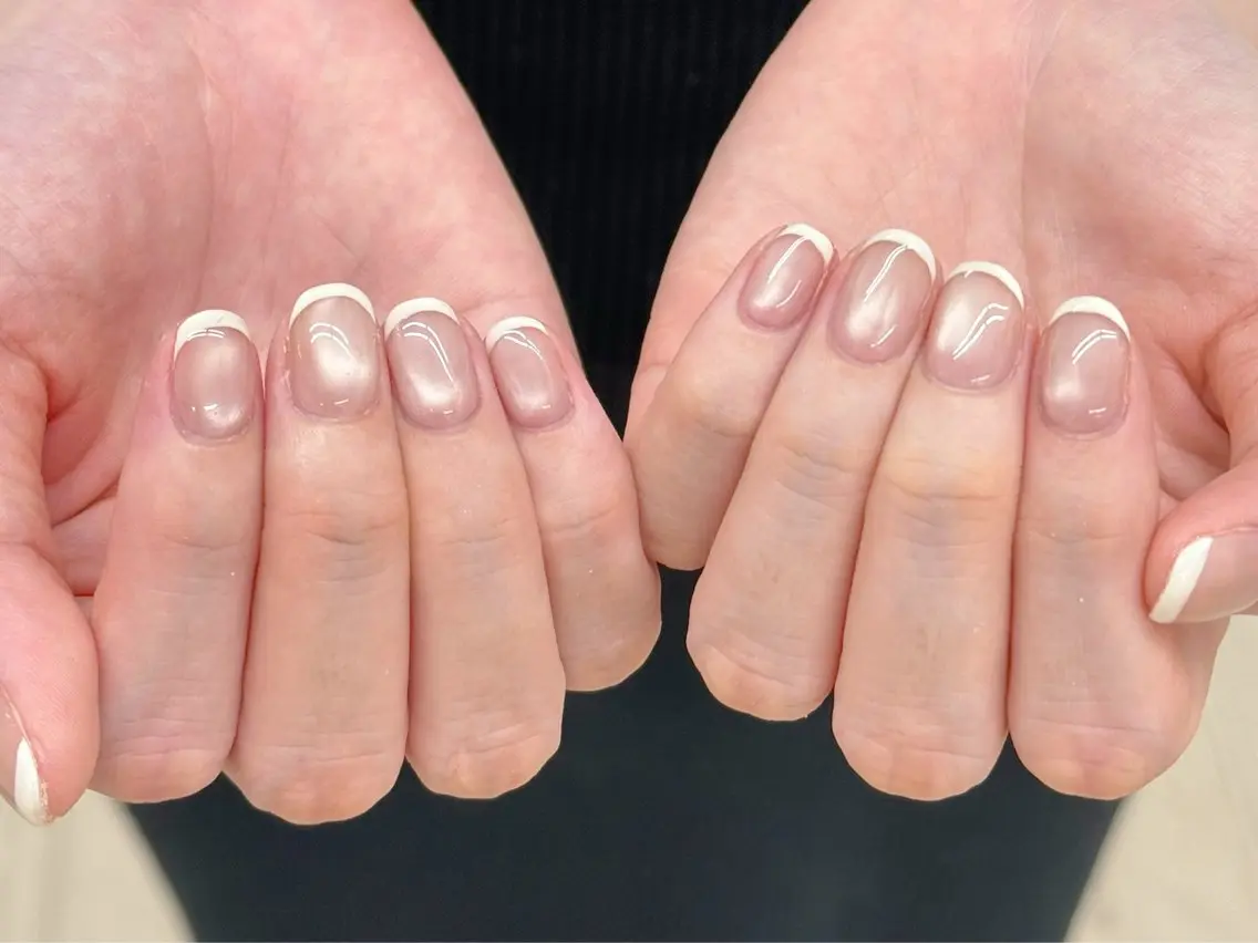 ネイル 長さ出し フットネイル ジェルネイル マグネットネイル 持ち込み ハンドネイル ハンドケア Ocean Nailのネイルデザイン