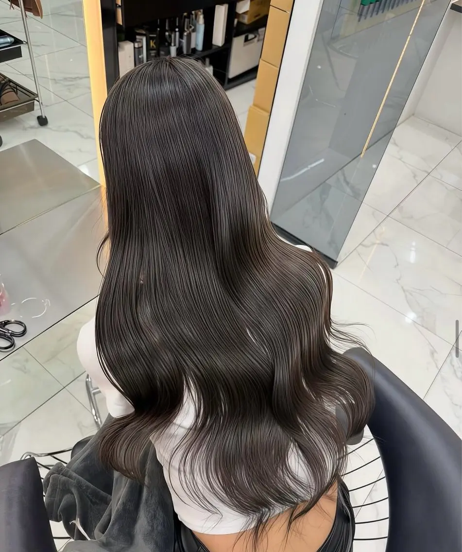 ロング カラー ヘアカラー 笠間 啓聖のヘアスタイル