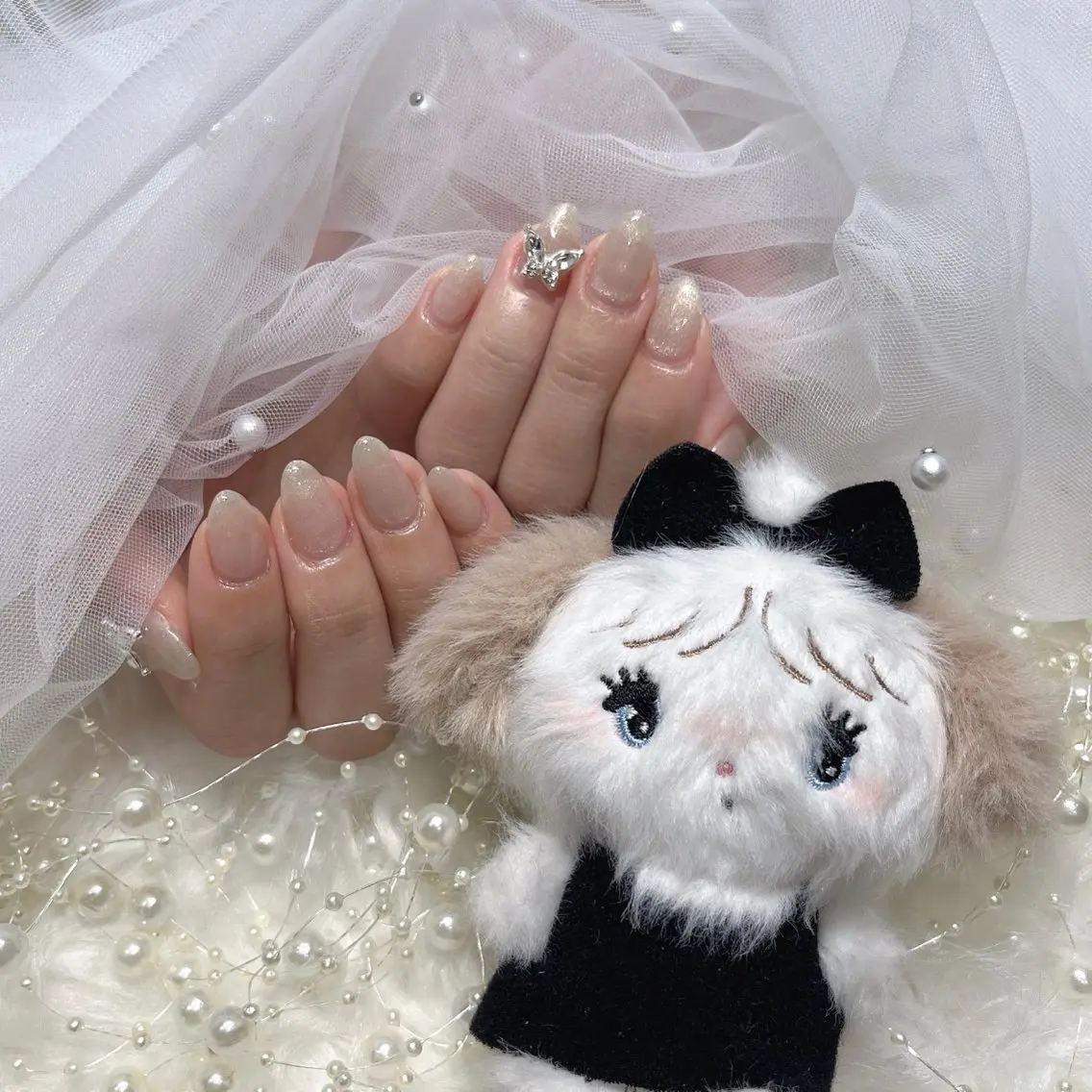 ネイル マグネットネイル マグネットワンカラー ワンカラーネイル momoka 心斎橋nailのネイルデザイン