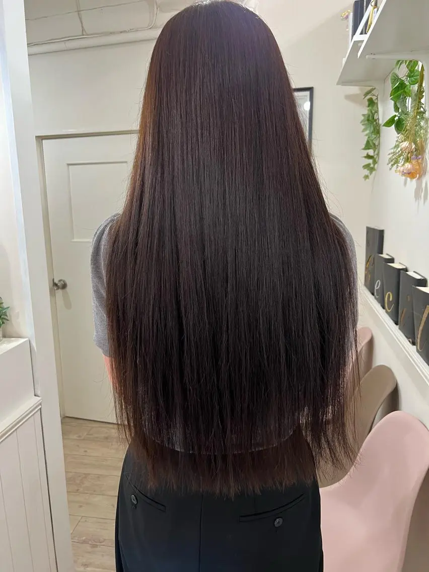 ナチュラル縮毛矯正+カット+ケアプロトリートメントの写真