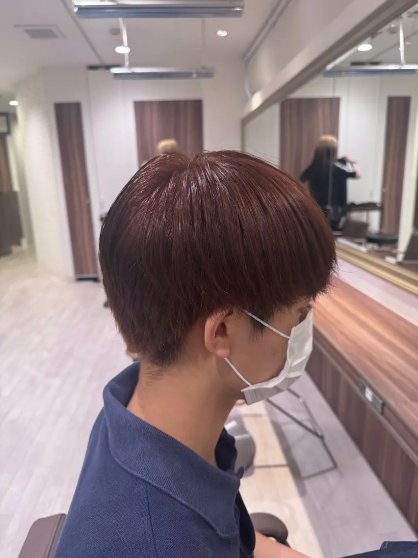 ショート カラー メンズ メンズ専門🔥女性の モデル受付中!/陸翔のヘアスタイル