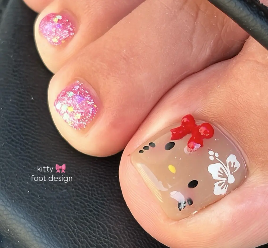 ネイル フットネイル 𝗿𝗶𝗰𝗼 ˎˊ˗のネイルデザイン