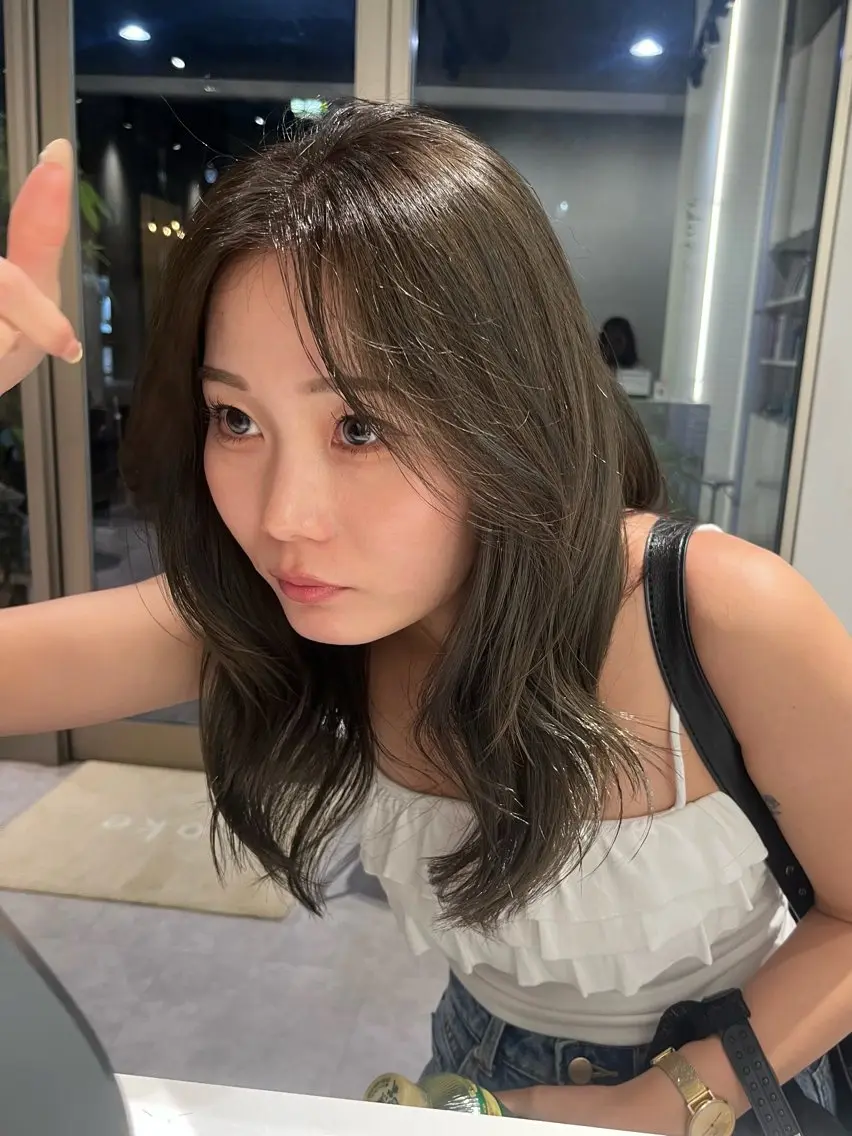 ロング カラー ヘアカラー haruka kobayashiのヘアスタイル