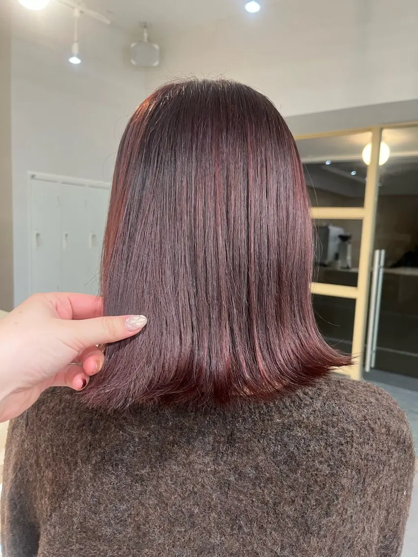 カラー ヘアカラー ひな‪‪︎/暖色 柔color🫧のヘアスタイル