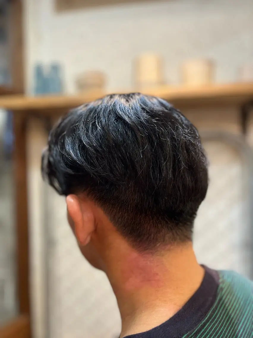 パーマ メンズ カット パーマ トリートメント 🍀透明感カラー×垢 抜けボブ リクト💥のヘアスタイル