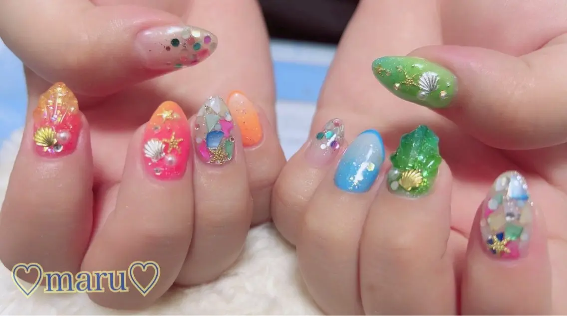 ネイル ハンドネイル フットネイル まるみ ♡のその他イメージ