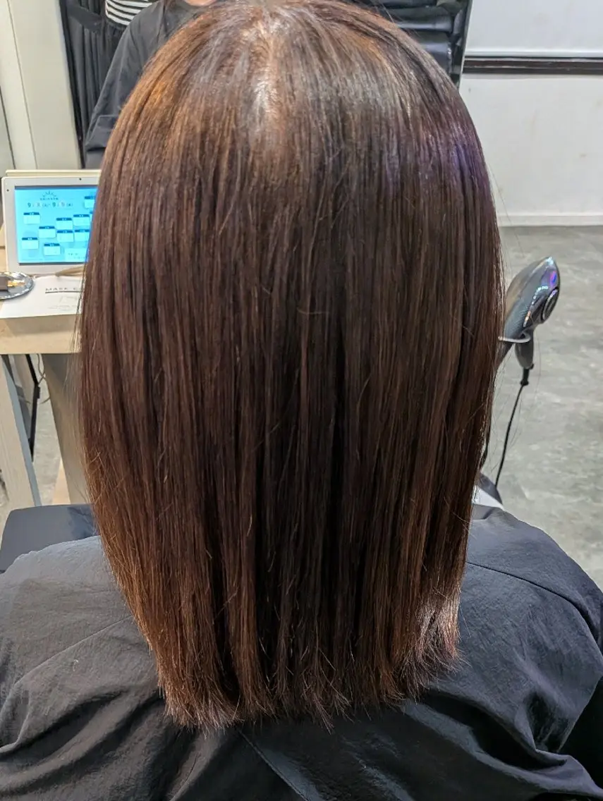 ミディアム カラー クレア金沢文庫 村瀬 望のヘアスタイル