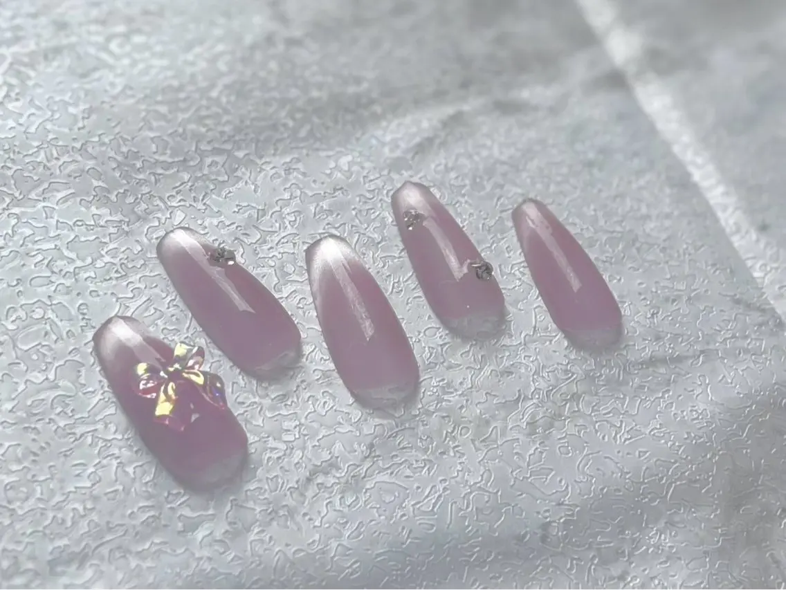 ネイル ワンホンネイル ハンドネイル Bibinail ☆namiのネイルデザイン