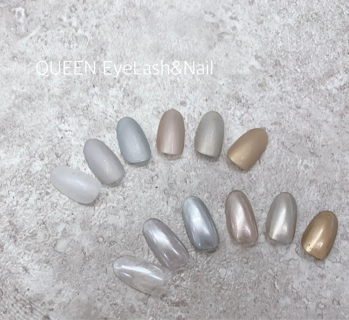 ミディアム カラー ネイル ワンカラーネイル ハンドネイル Bloom Nailのネイルデザイン