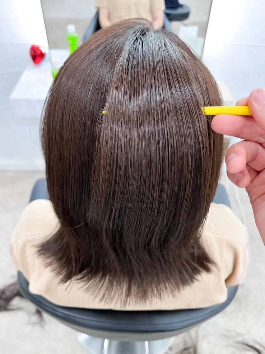 ショート カラー レイヤーカット ハッシュレイヤー特化のヘアスタイル