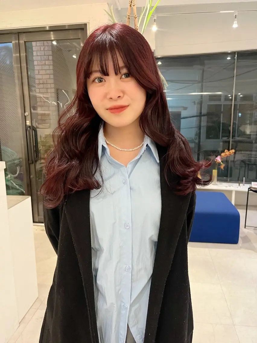ロング カラー HARUKA/暖色 /ハイトーンカラーのヘアスタイル