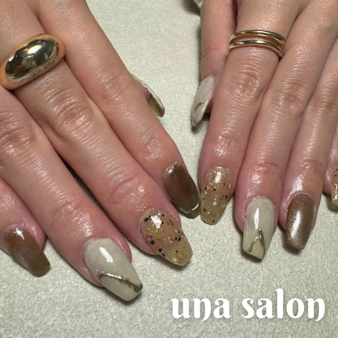 ネイル ニュアンスネイル una salon / ネイル&顔脱毛のネイルデザイン