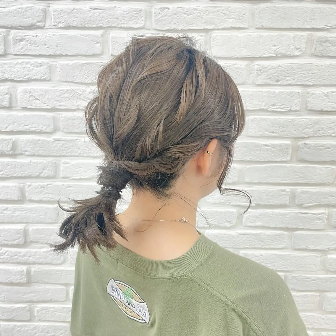 ショート ヘアアレンジ ヘアセット アレンジ🎀ツヤ髪✨ 北野亜優実🌱のヘアスタイル