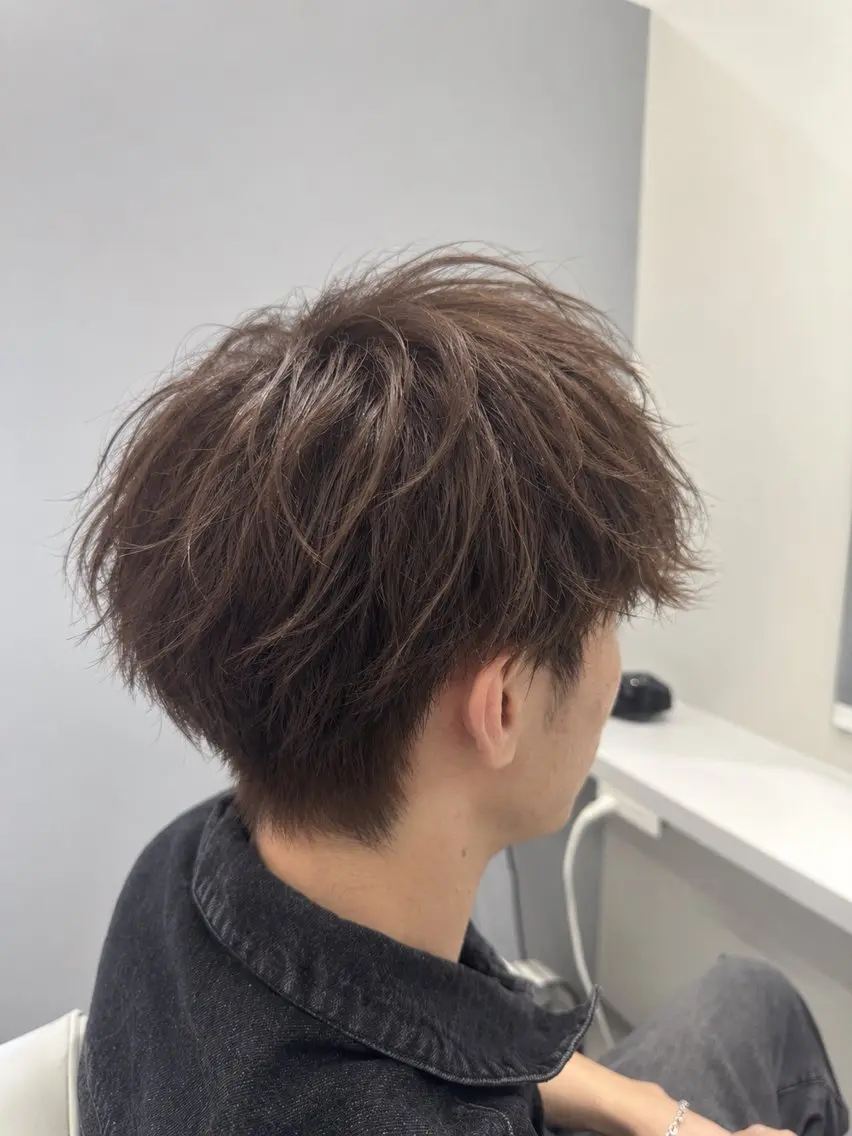 カラー メンズ カット ヘアカラー トリートメント ヘッドスパ 長谷川仁/パーマ /名駅/髪質改善のヘアスタイル