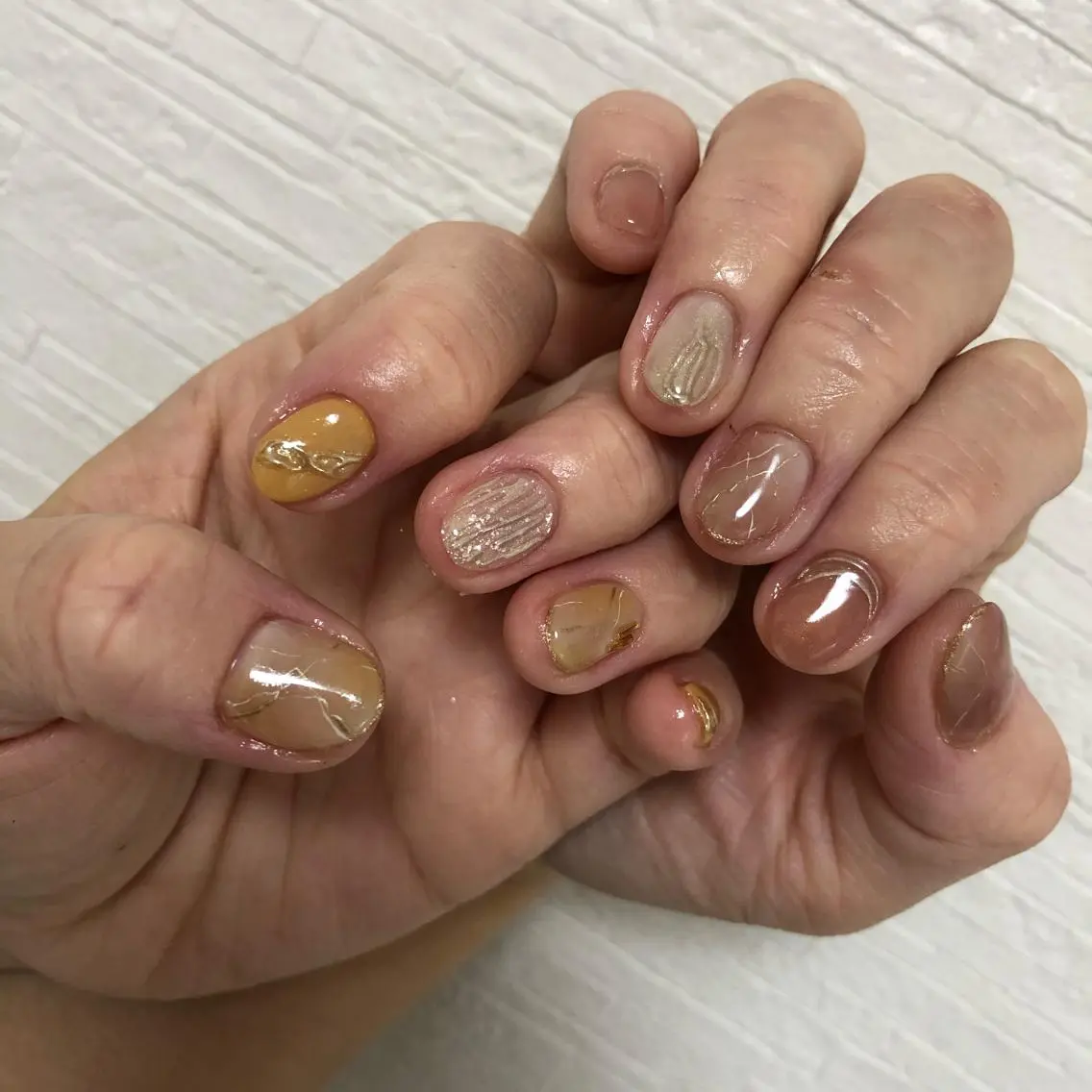 ロング カラー ヘアアレンジ キッズ ネイル マツエク・マツパ 福田 加奈のネイルデザイン