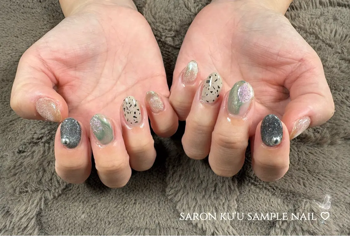 ショート salon kuuのネイルデザイン