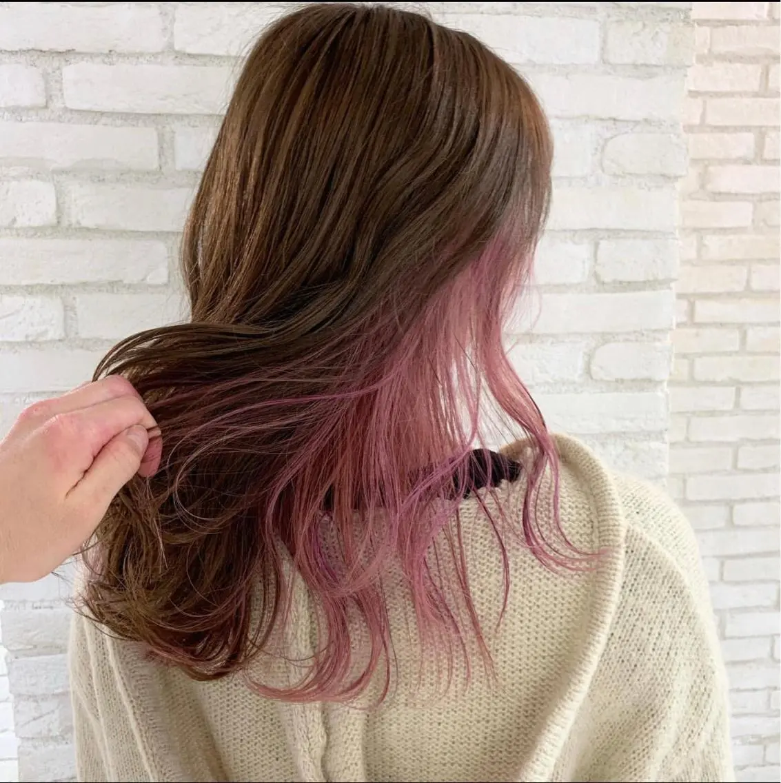 ミディアム カラー ヘアアレンジ 仙台Ｉ韓国レイヤー Ｉ髪質改善Ｉ伊藤拓海のヘアスタイル