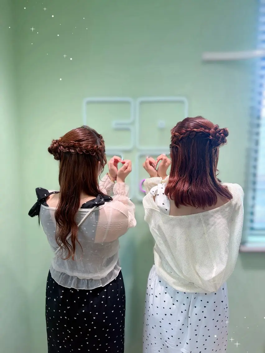 セミロング ヘアセット 横浜/カラーモデル/ ヘアセット/さな🎀のヘアスタイル