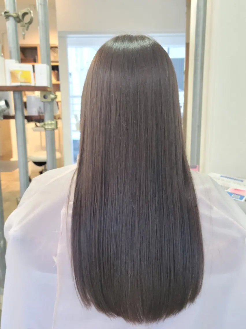 ロング パーマ 髪質改善 ストレートパーマ coii コイ【原宿/表参道】のヘアスタイル