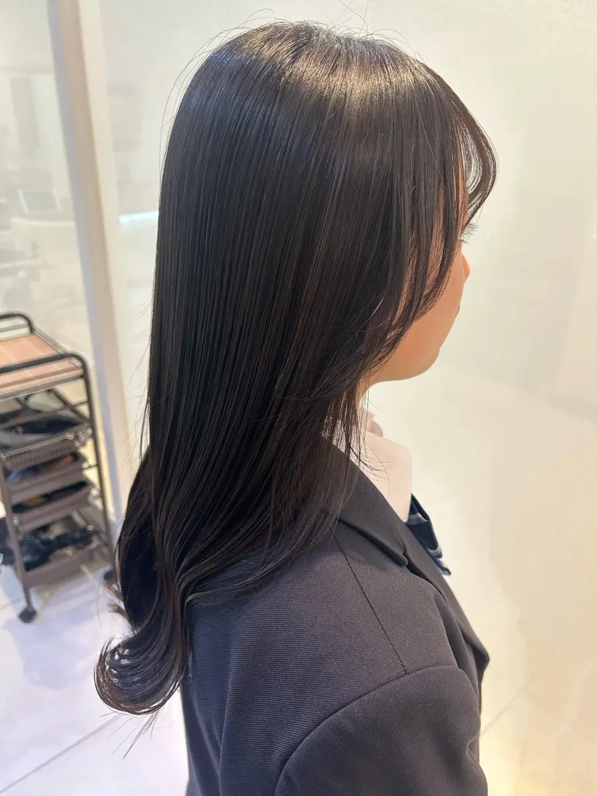 ロング 縮毛矯正/髪質改善/ 艶髪ササキナツミのヘアスタイル