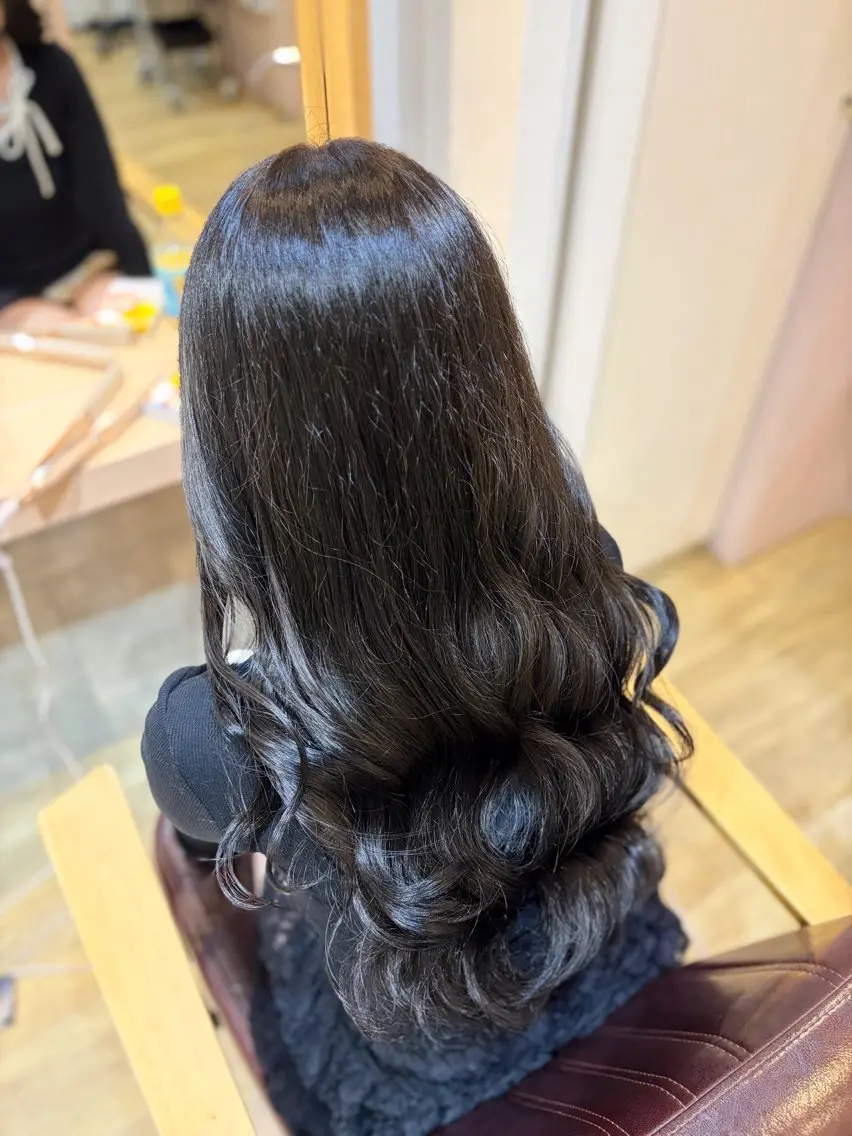 ロング カラー アッシュ ヘアカラー kaede🐑🌟 CIEL四条河原町のヘアスタイル