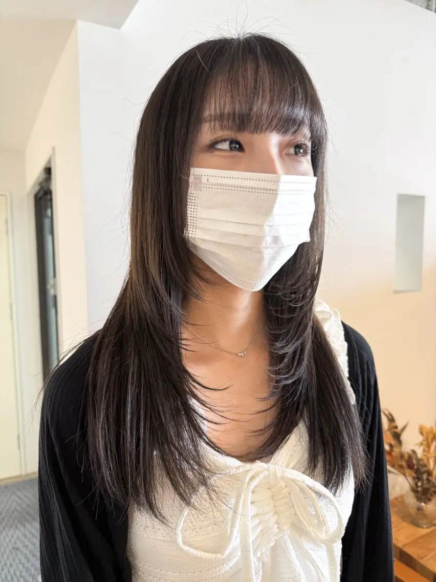 ロング 宮原 愛果のヘアスタイル