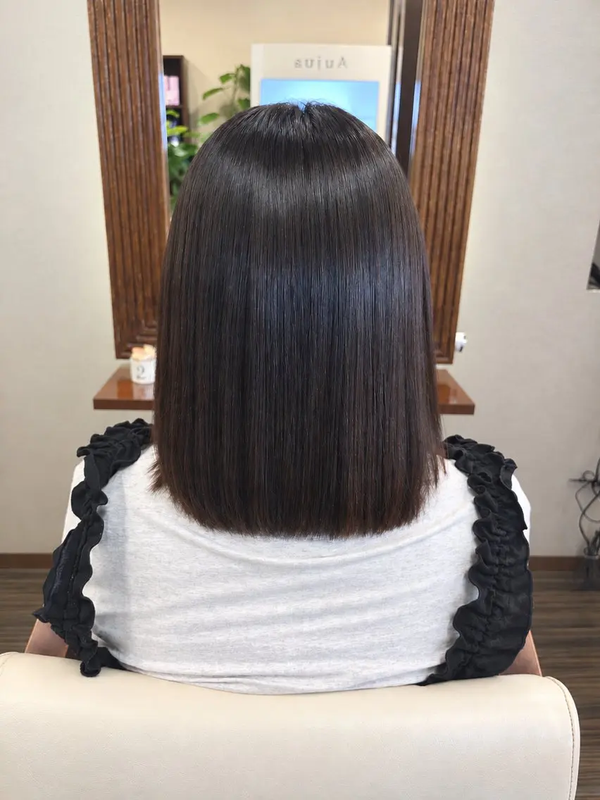 💎美髪縮毛矯正＋超音波トリートメント💎※ブリーチ毛不可【カットなし】の写真