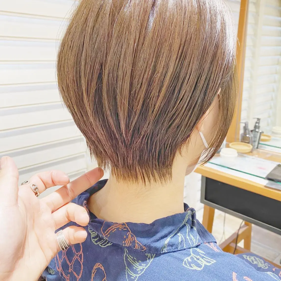ショート カット ヘアカラー トリートメント パーソナルカラー骨格 顔タイプ 小幡のその他イメージ
