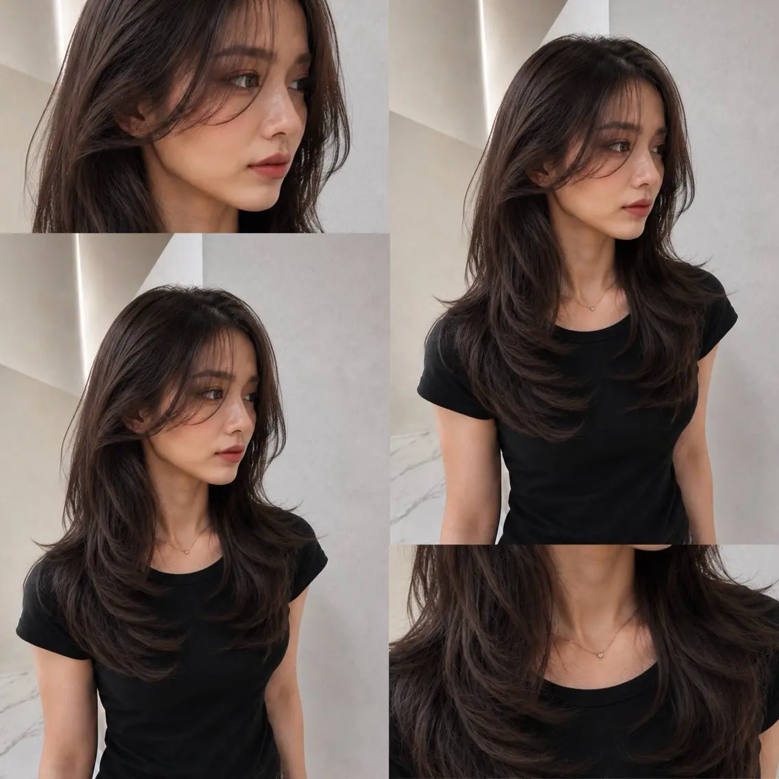 ロング レイヤーカット カット トリートメント レイヤー透明感カラー / MAIKA🤎のヘアスタイル