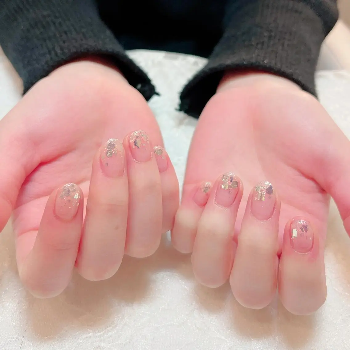 ネイル ジェルネイル キラキラネイル ハンドネイル aoi nailのネイルデザイン