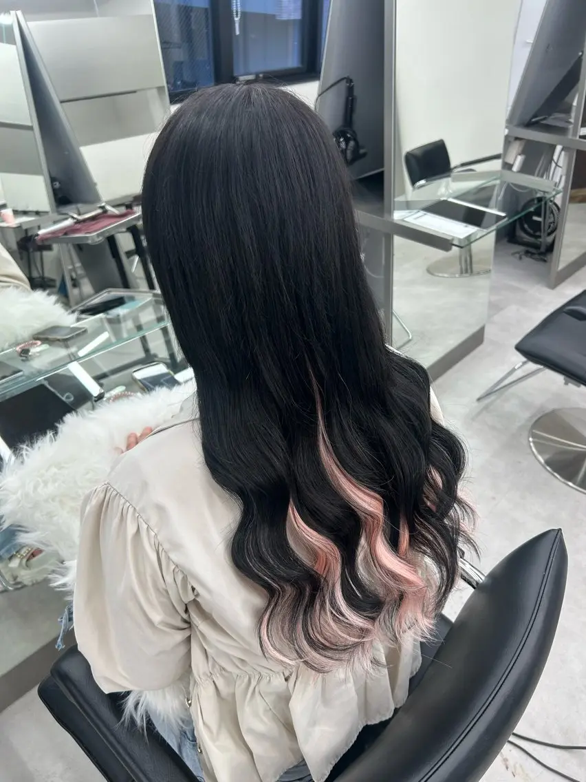 ロング ボブ エクステ エクステ アレンジ/エクステ✨ 推し/横浜🩵かのんのヘアスタイル