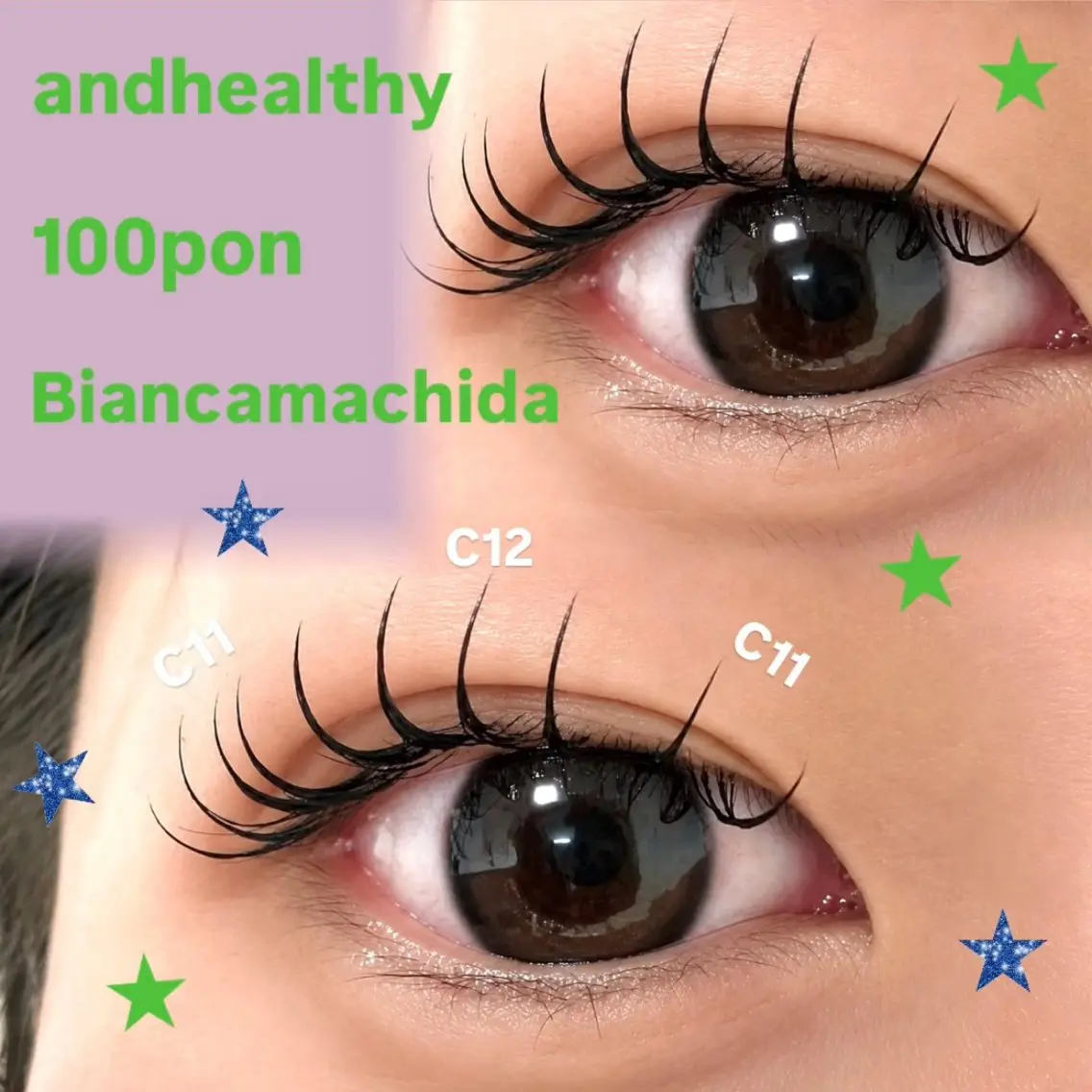 マツエク・マツパ Bianca ♫ Horinouchiのマツエク・マツパデザイン
