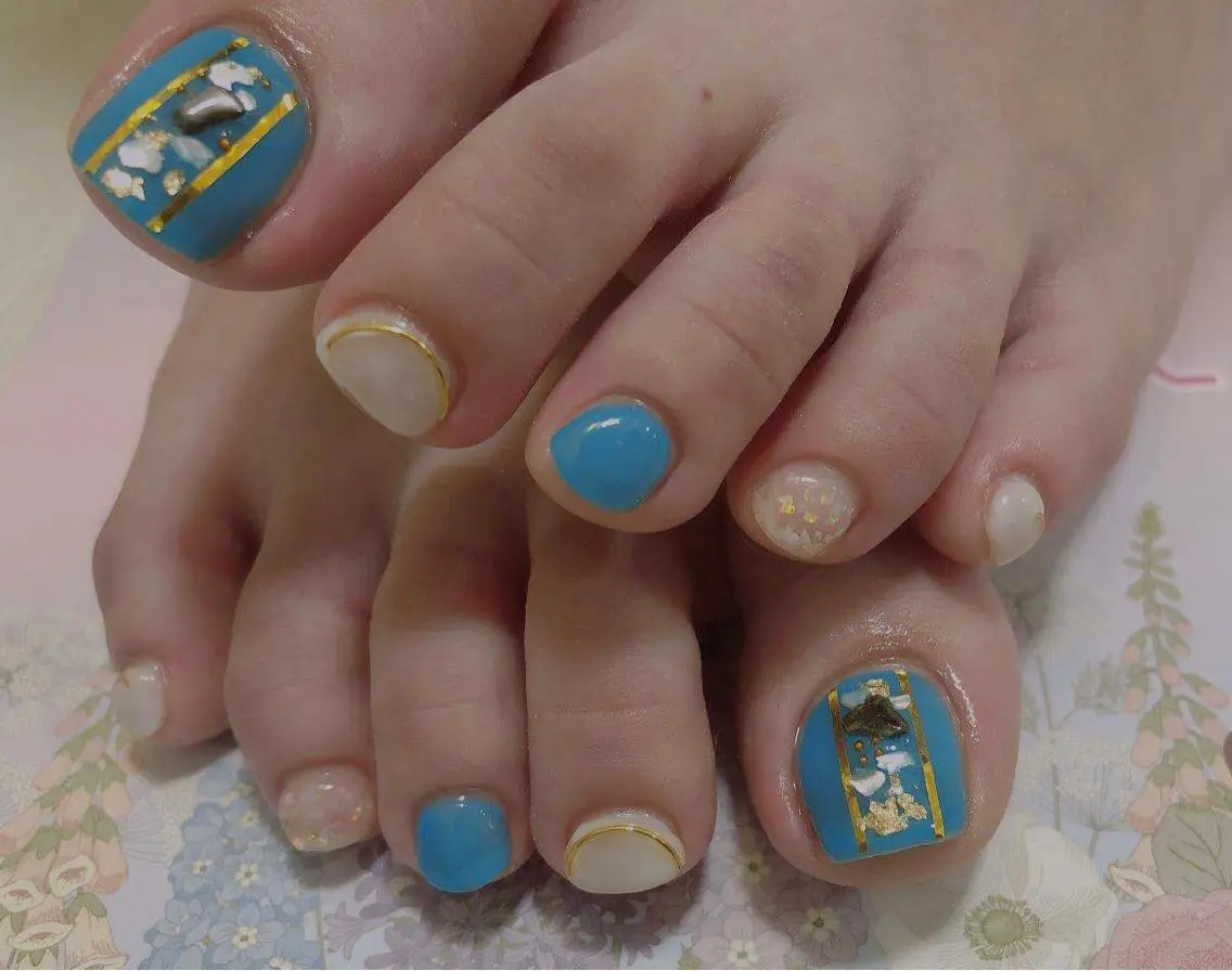 ネイル フットネイル ネイルサロン エクラ 🌹【スカルプ専門】のネイルデザイン