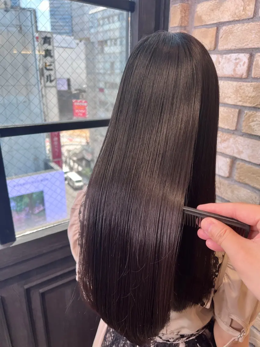 ロング ショートボブ ボブ くせ毛 髪質改善 縮毛矯正 カット 縮毛矯正 トリートメント ✨髪質改善/縮毛矯正 木村和司✨のヘアスタイル
