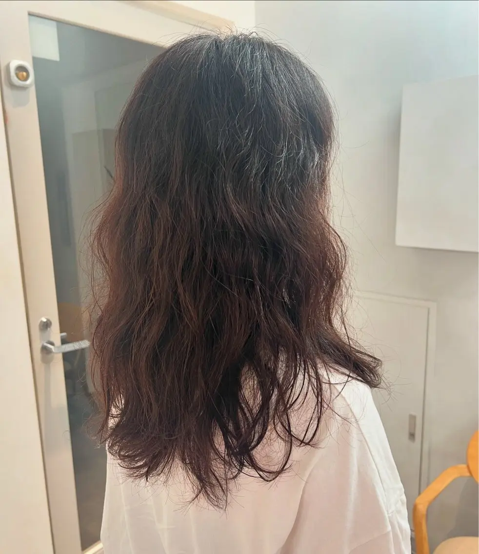 パーマ 透明感カラー 🩷ྀིAYAKAのヘアスタイル