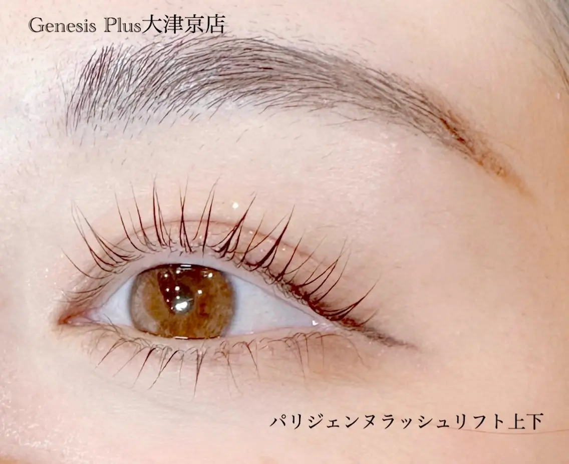 マツエク・マツパ パリジェンヌラッシュリフト マツパ Genesis Plus大津京店のマツエク・マツパデザイン