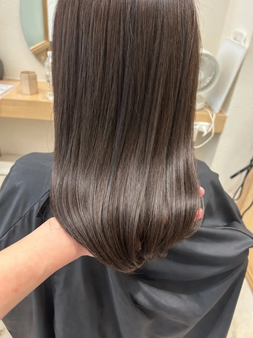 ロング 髪質改善 トリートメント 久木原 ゆりのヘアスタイル