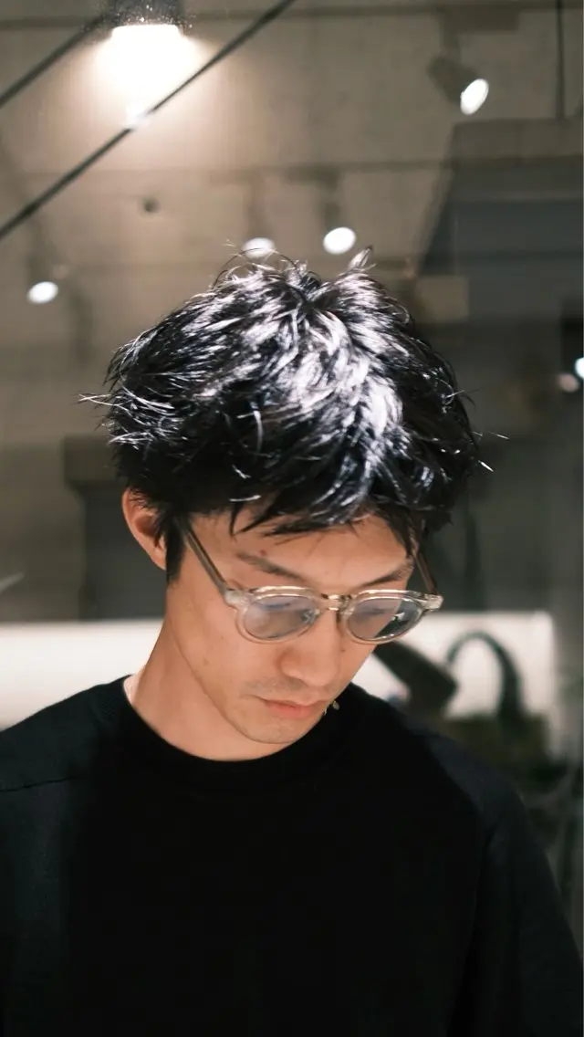 ショート メンズ スパイキーショート ショートヘア カット メンズパーマ／ボブ 星本広海のヘアスタイル