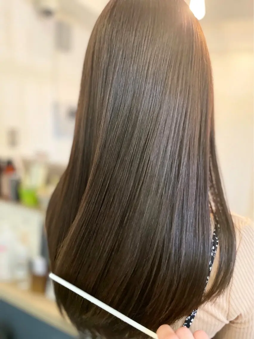ロング カット トリートメント 品のある垢抜けヘア 特化🫧空 龍之介のヘアスタイル