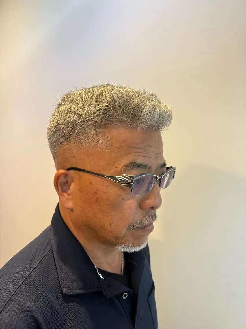 ショート カット パーマ 福永 縁のヘアスタイル