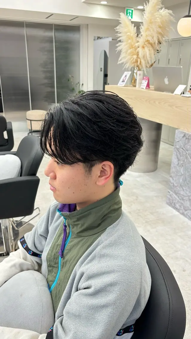 ショート メンズ メンズパーマ カット パーマ 【髪質改善💠艶髪】 よねゆうのヘアスタイル